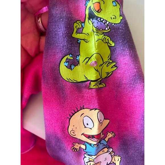 Y2K Nickelodeon Rugrats Tie-Dye Cropped Hoodie S - Picture 7 of 7